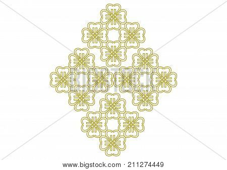 Decorative Illustration of Design Floral Pattern Abstract 2