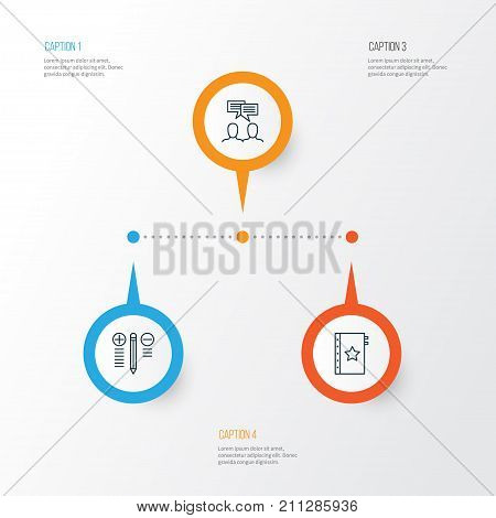 Management Icons Set. Collection Of Warranty, Decision Making, Discussion And Other Elements