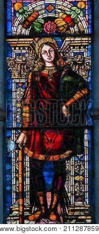Stained Glass - Saint Anthony Of Padua