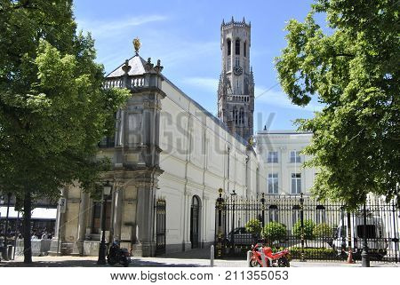 Lovely Bruges, Belfry shot taken from the burgsite