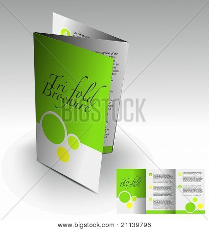 Trippelvikt broschyr Design