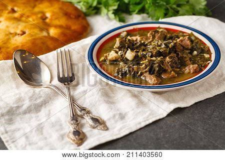 Chakapuli Is A Georgian Dish Of Lamb
