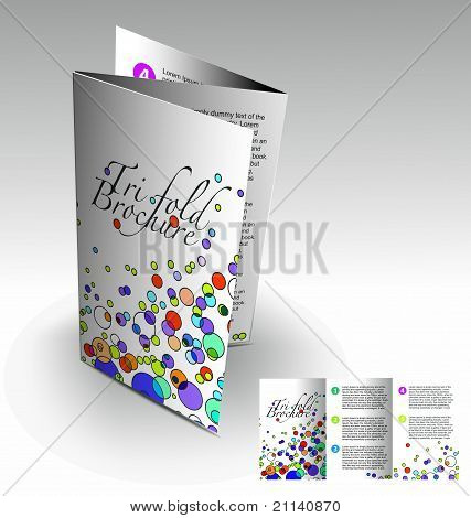 Trippelvikt broschyr Design
