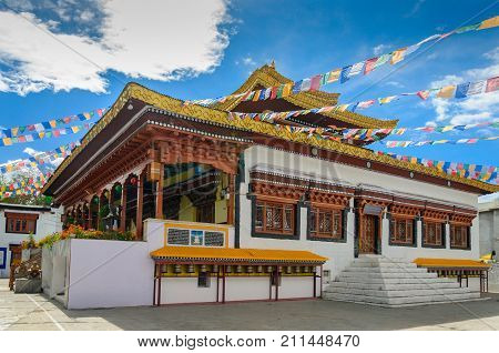 Tibetan traditional Monastery in Leh Ladakh, India