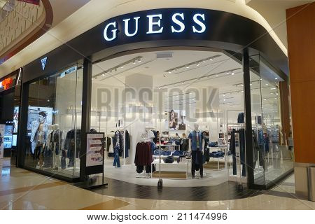 Guess Outlet In A Supermarket