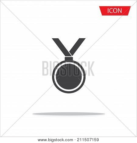 Medal icon vector, medal symbols ,medal logo isolated on white background.