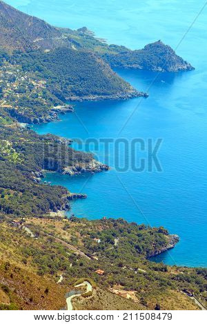 Tyrrhenian Sea Coast Near Maratea, Italy