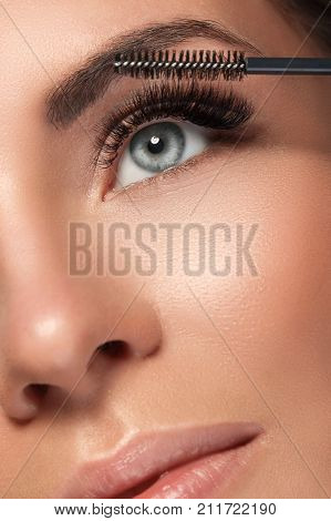 Beautiful Woman With Eyelash Extension