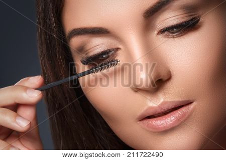 Beautiful Woman With Eyelash Extension