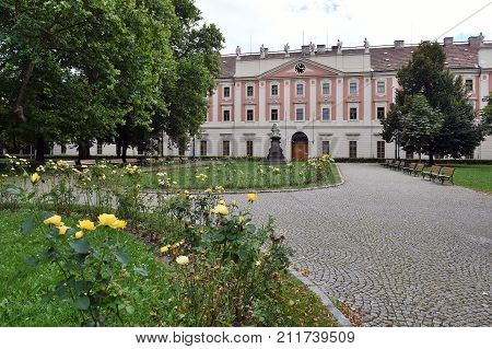 Building of Invalidovna in Karlin, Prague, Czech republic