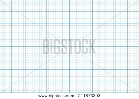 Graph Paper. Seamless Pattern. Architect Backgound. Millimeter Grid. Vecto