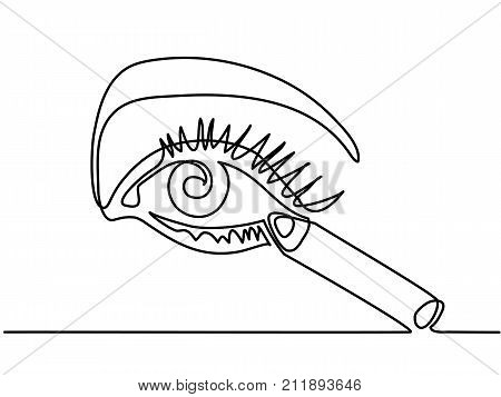Woman Eye Make Up