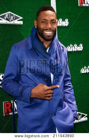 NEW YORK-FEB 1: Football player Joe Smith attends the Roc Nation Sports Celebration at the 40/40 Club on February 1, 2014 in New York City.