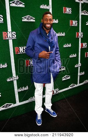 NEW YORK-FEB 1: Football player Joe Smith attends the Roc Nation Sports Celebration at the 40/40 Club on February 1, 2014 in New York City.