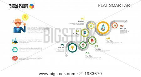 Process diagram. Step chart, graph, layout. Creative concept for infographics, presentation, project. Can be used for topics like business, strategy, chemistry.