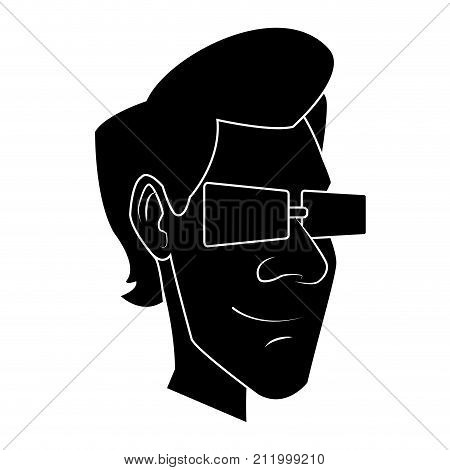 Adult Man Face Cartoon