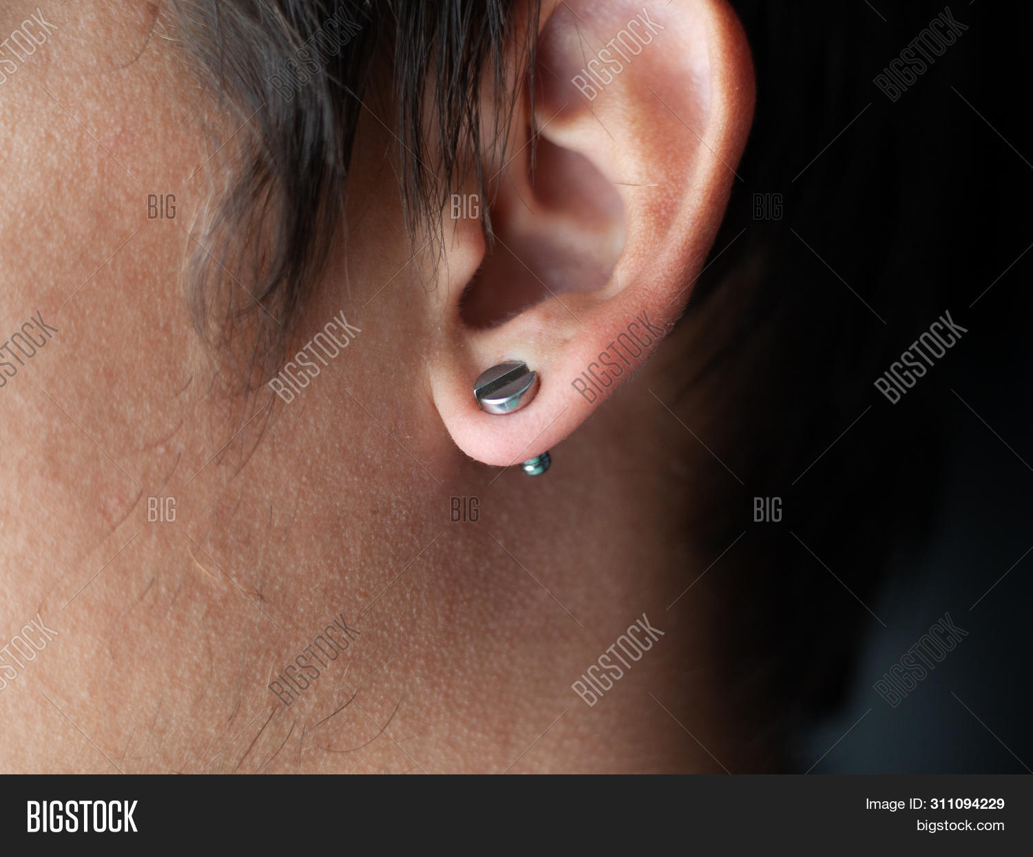 Piercing Ear, Tunnels Image & Photo (Free Trial) Bigstock