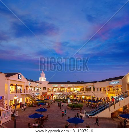 Osaka, Japan - October 29 2018: Rinku Premium Outlets Located Across From Kansai International Airpo