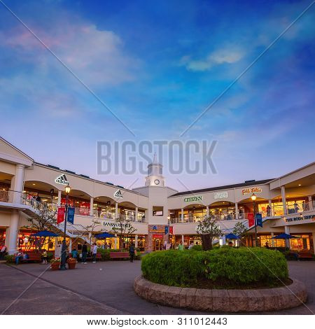 Osaka, Japan - October 29 2018: Rinku Premium Outlets Located Across From Kansai International Airpo
