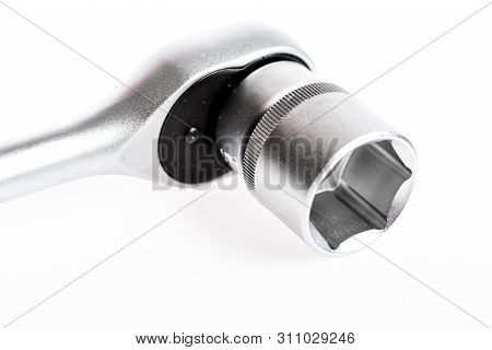 Ratchet Wrench. Ratchet Tool. Steel Chrome Plated Highly Polished Durable For Long Time Use. Useful 