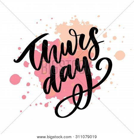 Happy Thursday Vector Photo Free Trial Bigstock