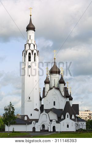 The Temple Of St. Apostle Peter, St. Petersburg, Russia June 2017