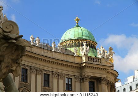 Hofburg 비엔나에서에 보기.