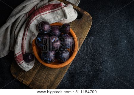 Ripe Ploom Fruits