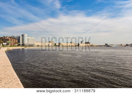 St. Petersburg, Russia - 20 May, District Ohta In St. Petersburg, 20 May, 2017.
Sverdlovskaya Embank