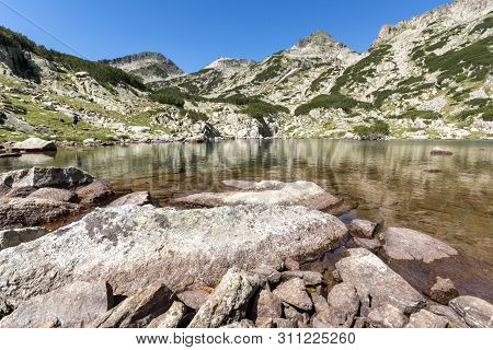 Amazing Landscape Of Samodivski Lakes Near Dzhangal Peak, Pirin Mountain, Bulgaria