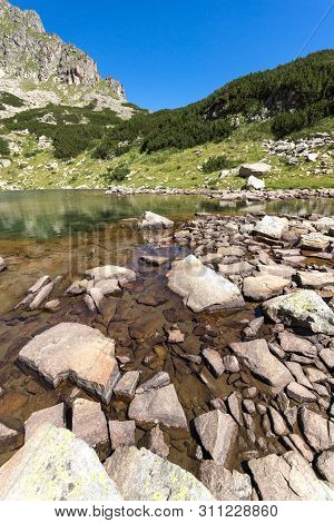 Amazing Landscape Of Samodivski Lakes Near Dzhangal Peak, Pirin Mountain, Bulgaria