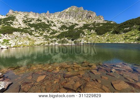 Amazing Landscape Of Samodivski Lakes Near Dzhangal Peak, Pirin Mountain, Bulgaria