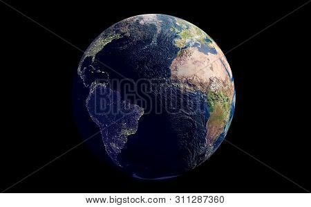 Tierra Globo Esta Es Una Ilustracion 3d Fotos Retratos Imagenes Y Fotografia De Archivo Libres De Derecho Image 14717708
