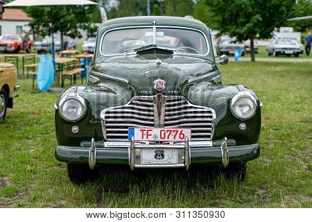 Paaren Im Glien, Germany - June 08, 2019: Full-size Car Buick Super Coupe. Die Oldtimer Show 2019.
