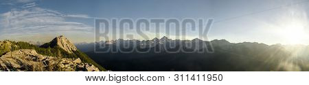 Shot Of Never Ending Mountain Range Next To The Banff Gondola Was Taken During My First Trip To The 
