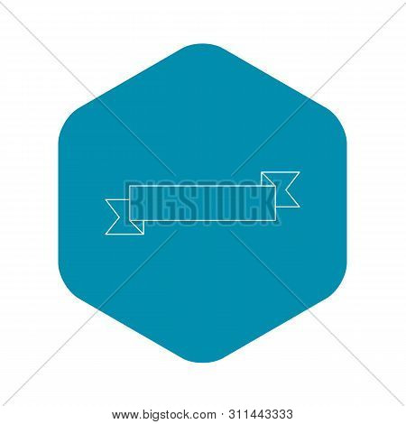 Ribbon Icon. Outline Illustration Of Ribbon Icon For Webicon. Outline Illustration Of Icon For Web