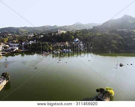 Aerial View Of Nakki Lake At Mount Abu, Rajasthan