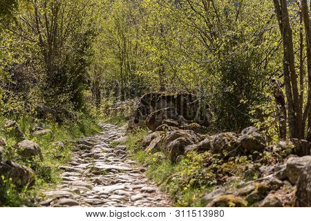 Landscape In Riu Madriu, Escaldes  Engordany, Andorra,