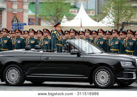 Moscow, Russia - May 9, 2019:commander-in-chief Of The Land Forces Of The Russian Federation Army Ge