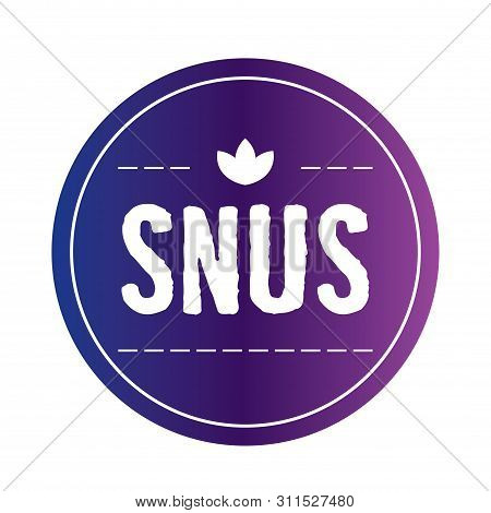 Vector Logo Of Snuff And Chewing Tobacco