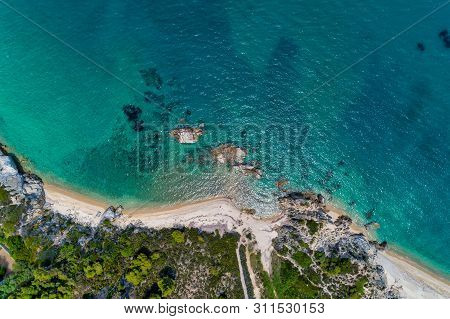 Aerial View Of The Beach Fava