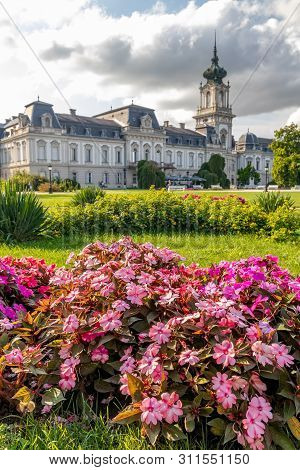 Famous Hungarian Castle (festetics) In A Town Keszthely