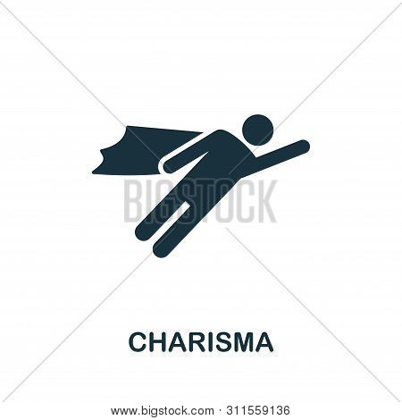 Charisma Icon Symbol. Creative Sign From Business Management Icons Collection. Filled Flat Charisma 