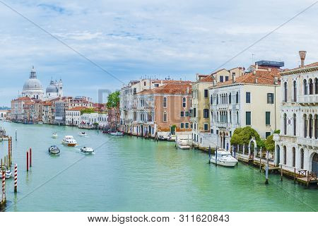 Panorama Of Grand Canal Of Venice, Italy