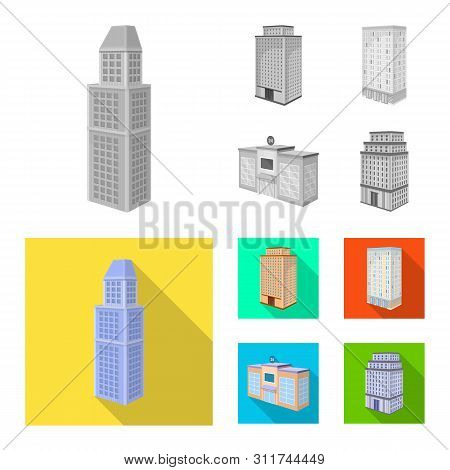 Vector Illustration Of Construction And Building Icon. Set Of Construction And Estate Stock Vector I