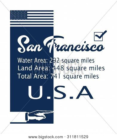 Trendy Fashion San Francisco Text Design Pattern