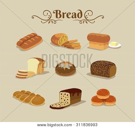 Seamless Bread Pattern