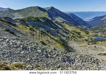 Amazing Panorama From Mozgovitsa Pass, Pirin Mountain, Bulgaria