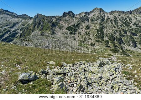 Amazing Landscape From Dzhano Peak, Pirin Mountain, Bulgaria