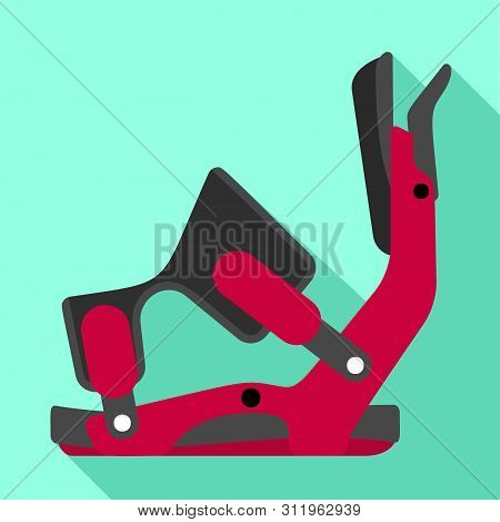 Ski Clamp Icon. Flat Illustration Of Ski Clamp Icon For Web Design